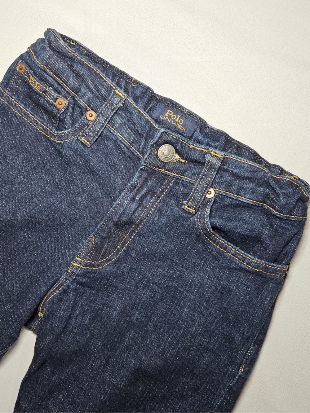 Polo Ralph Lauren Kids Jeans Size 10 – Adjustable Waist – Blue Denim